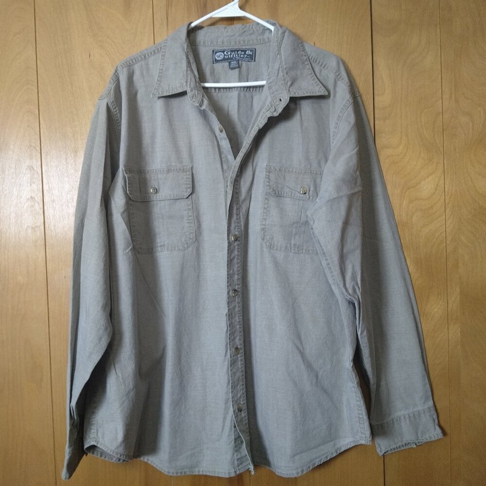 Guide & Outfitter Panama Jack Button Up Shirt Classic Outdoor Men's XXL